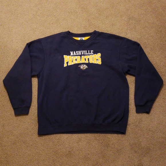 nashville predators crewneck sweatshirt